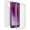 Avizar Funda Protectora de Silicona Transparente Protección 360 para Samsung Galaxy J4