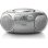 Radio CD Philips AZ127/12 2W RMS Audio Ingang Cassette FM Draagbaar Grijs