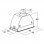 Cata GC Dual Campana Extractora 45cm Cristal Blanco