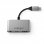 Minix NEO-C-HAGR Adaptador USB-C a HDMI + 3.5mm Audio Jack