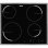 Zanussi ZEV 6340 XBA Placa Vitrocerámica 4 Zonas Negra