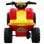 HomCom Quad Infantil Coche Eléctrico 6V Negro/Amarillo/Rojo