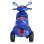 HomCom Coche Triciclo Moto Eléctrica Correpasillos 6V Blanca/Azul