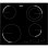 Zanussi ZEN 6641 XBA Placa de Inducción Mixta 4 Zonas Negra