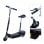 HomCom Scooter Patinete Eléctrico con Asiento 120W Negro