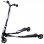 HomCom Scooter Speeder Patinete de 3 Ruedas Negro