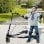 HomCom Scooter Speeder Patinete de 3 Ruedas Negro