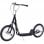 HomCom Scooter 2 Ruedas Patinete con Caballete Negro