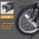 HomCom Scooter 2 Ruedas Patinete con Caballete Negro