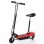 HomCom Patinete Eléctrico Plegable 120W Rojo