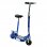 HomCom Scooter Patinete Eléctrico Plegable 120W Azul
