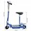 HomCom Scooter Patinete Eléctrico Plegable 120W Azul
