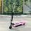 HomCom E-Scooter Patinete Eléctrico 120W Rosa