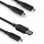 Ewent EW7072 Carcasa de disco duro/SSD USB-C 2.5" Negro
