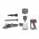 HKoenig UP600 Aspiradora Escoba 2 en 1 100W Roja