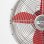 HKoenig JOE50 Ventilador Retro Rojo