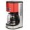 HKoenig MG30 Cafetera de Goteo Programable 1.8L 1100W Roja
