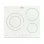 Edesa EIT-6328 Placa de Inducción 3 Zonas Blanca