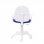 Adec Dolphin Silla de Oficina Blanca/Azul
