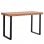 Adec Natural Mesa de Estudio 120x60x73cm Roble/Negro