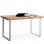 Adec Natural Mesa de Estudio 120x60x73cm Roble/Blanco
