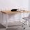 Adec Natural Mesa de Estudio 120x60x73cm Roble/Blanco