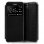 Cool Funda Flip Cover Liso Negro para Alcatel 1V (2019)