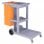 HomCom 720-004 Carro de Limpieza con Bolsa 100L
