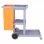 HomCom 720-004 Carro de Limpieza con Bolsa 100L