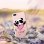 WoowCase Funda de Silicona Oso Panda/Corazón para iPhone 8 Plus