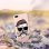WoowCase Funda de Silicona Calavera con Bigote para iPhone 8 Plus