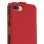 Avizar Funda Cierre Vertical Cuero Rojo para iPhone 7 Plus/8 Plus