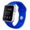 Bracelet en caoutchouc bleu froid pour Apple Watch 38/40 mm Series 1/2/3/4/5