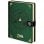 Carnet Pyramide A5 Legend of Zelda Vert Relié