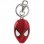 Monogrammierter Marvel Spider-Man-Kopf-Schlüsselanhänger aus Metall