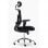 Euromof Ankara Silla de Oficina con Cabecero Negro