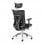 Euromof Ankara Silla de Oficina con Cabecero Negro