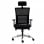 Chaise de bureau ergonomique noire Euromof Atlanta