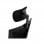 Chaise de bureau ergonomique noire Euromof Atlanta