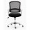 Chaise de bureau Euromof Lisboa blanc/noir