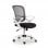 Chaise de bureau Euromof Lisboa blanc/noir