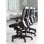 Euromof Boston Silla de Oficina Ergonómica con Soporte Lumbar Negra