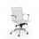 Chaise de bureau Euromof Berlin avec dossier bas blanc