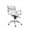 Fauteuil de bureau Euromof London avec dossier bas blanc
