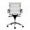 Fauteuil de bureau Euromof London avec dossier bas blanc
