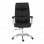 Euromof Dublín Sillón de Oficina Respaldo Alto Ecopiel Negra
