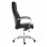 Euromof Dublín Sillón de Oficina Respaldo Alto Ecopiel Negra