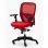 Euromof Boston Cadeira de Escritório Ergonómica com Suporte Lombar Vermelha