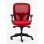 Euromof Boston Cadeira de Escritório Ergonómica com Suporte Lombar Vermelha
