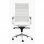 Fauteuil de bureau Euromof London avec dossier haut blanc